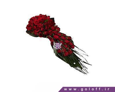 دسته گل قرمز عروس - دسته گل عروس باغان - Baghan | گل آف